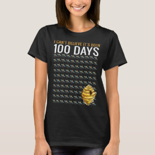 Bee Hive Tree 100 Days Of School Teacher Boys T-Shirt