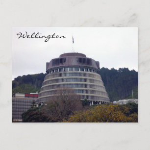 bee hive wellington postcard
