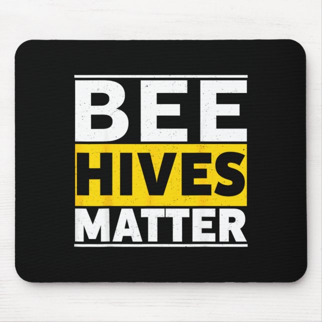 Bee Hives Mouse Mat (Front)