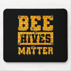 Bee Hives Problem Climate Change Earth Day Mouse Mat