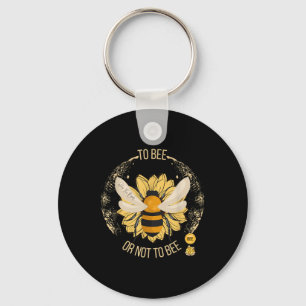 Bee Honey Bee Animal Protection Species Protection Key Ring