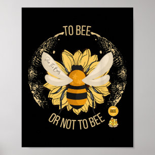 Bee Honey Bee Animal Protection Species Protection Poster
