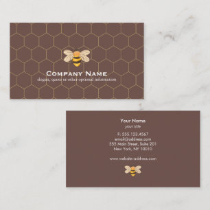 Bee Honey Business Card