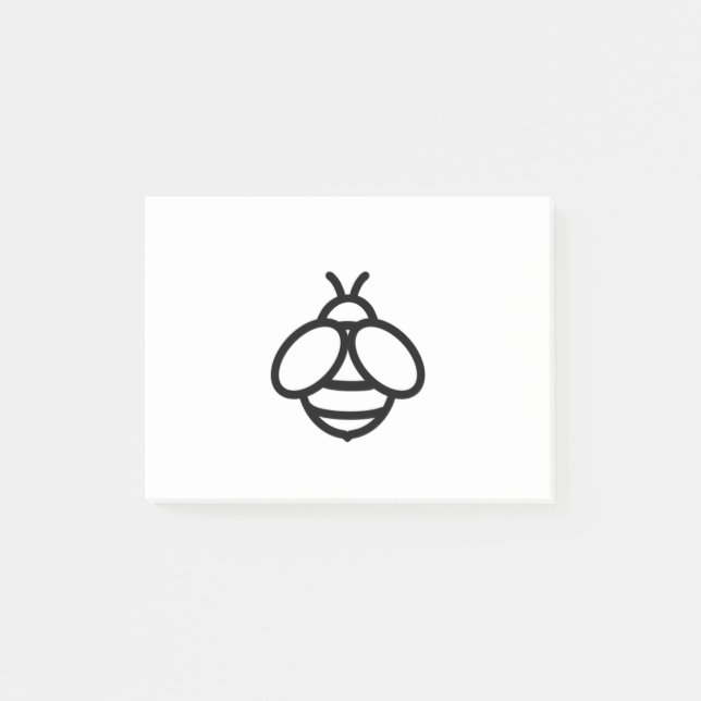 bee honeybee bumblebee Cute insect Post-it Notes (Front)