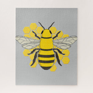 bee honeycomb beekeeper beekeeping bumblebee jigsaw puzzle