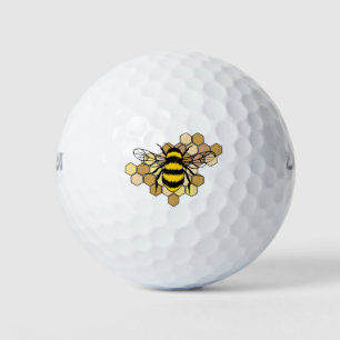 Bee Honeycomb Golf Balls