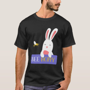 Bee Hoppy Animals Bestfriends Bunny Hopper Bunny T-Shirt