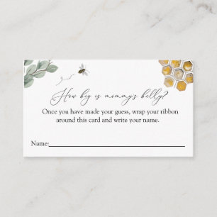 Bee How big is mummy's belly game card