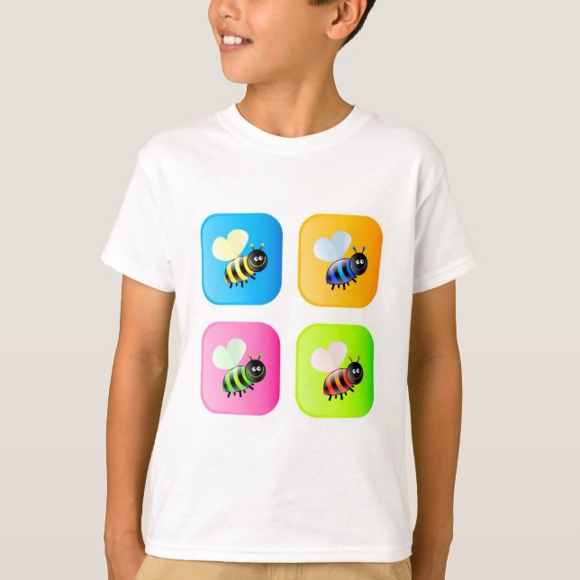 Bee Icons T-Shirt (Front)