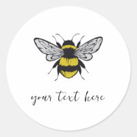 Bee Illustration – add your own text