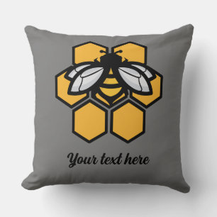 bee in a hive cushion