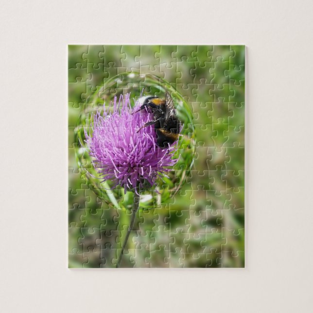 Bee in bubble jigsaw puzzle (Vertical)