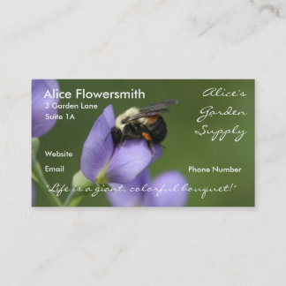 Bee in Indigo - Business Card