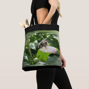 Bee in summer tote bag