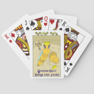 Bee-ing Apis "Queens Beat Kings" Playing Cards
