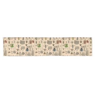 Bee Insect Bug Wasp Natural Nature Bees Painting Short Table Runner