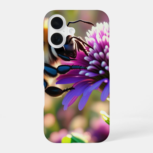 Bee iPhone 16 Case (Back)