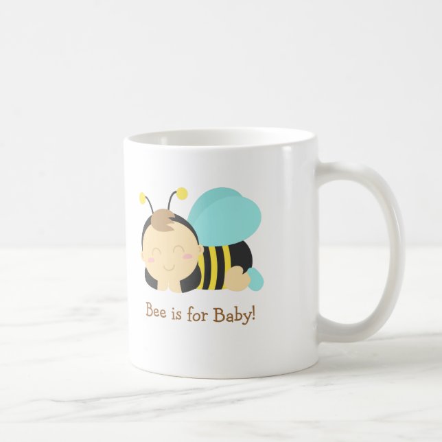 Bee is for Baby, Bumble Bee for Mummy to Be Coffee Mug (Right)