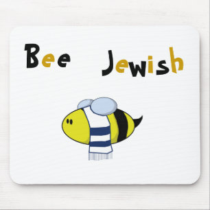 "Bee Jewish" Mouse Mat