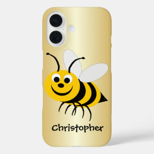 Bee Just Add Name iPhone 16 Case