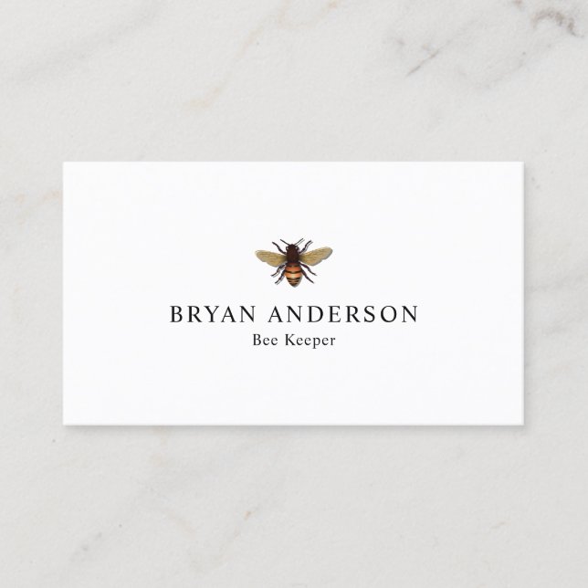 Bee Keeper Business Card (Front)