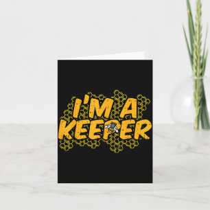 Bee-keeper Funny Beekeeng Pun Humor Honey Aarist G Card