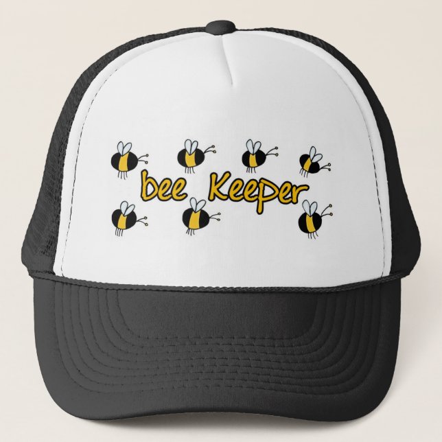 bee keeper trucker hat (Front)