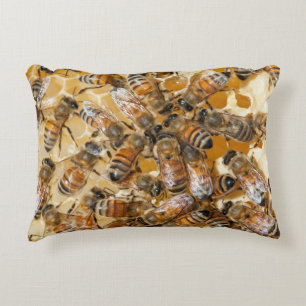 Bee keeping at Arlo's Honey Farm Decorative Cushion