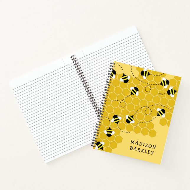 Bee Kid's Cute Beehive Notebook (Inside)