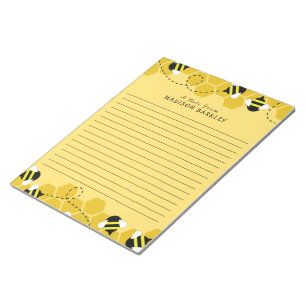 Bee Kid's Cute Beehive Stationary Notepad