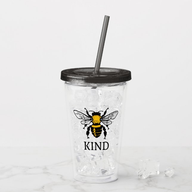 Bee Kind Acrylic Tumbler (Back Ice)