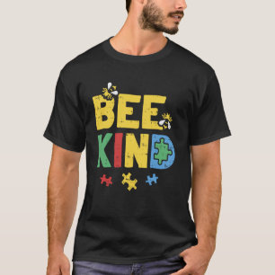 Bee Kind Autism Awareness Shirt Puzzle Autistic Gi