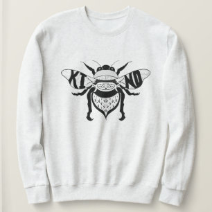 Bee Kind/Be Kind Sweatshirt Grey