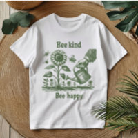Bee Kind Bee Happy Vintage Sunflower Eco-Conscious