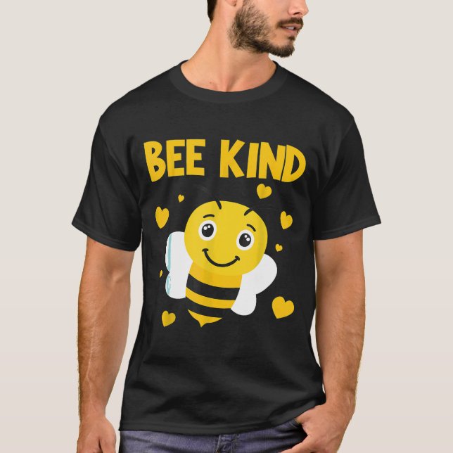 Bee Kind Beekeeper Beekeeping Honey Bees  Queen T-Shirt (Front)