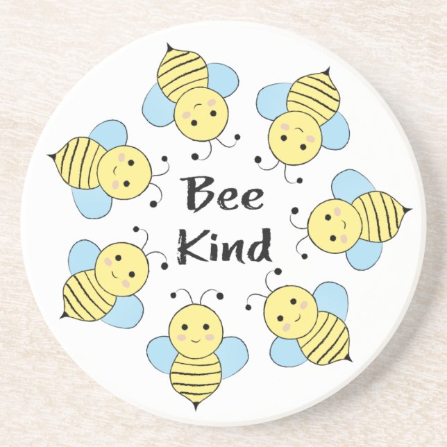 Bee Kind Bees Coaster (Front)