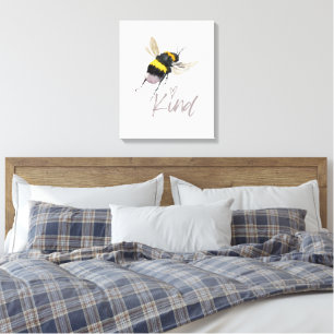 Bee Kind Canvas Print