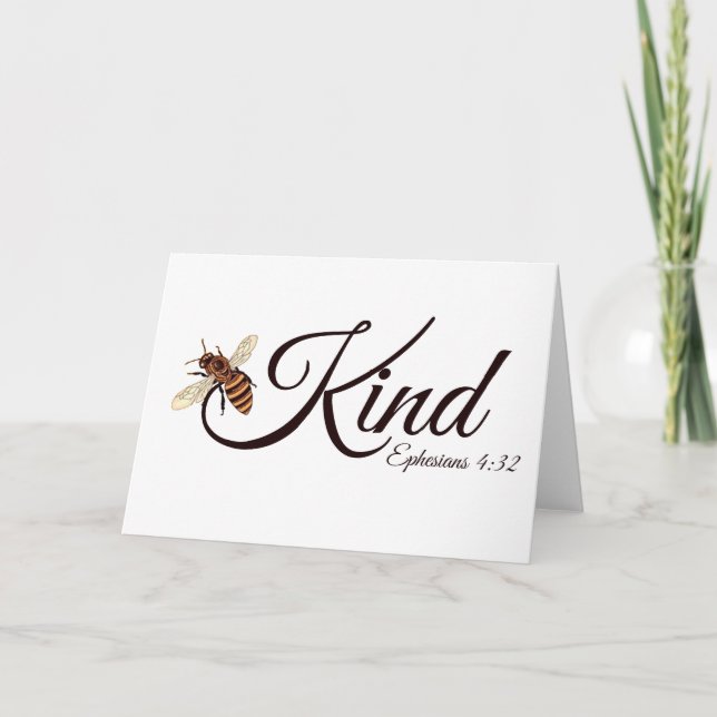 Bee kind  card (Front)