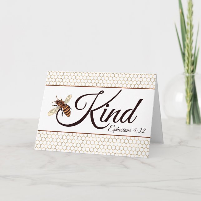 Bee kind  card (Front)