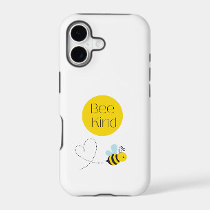 Bee Kind Cute Cartoon Bee Heart Trail