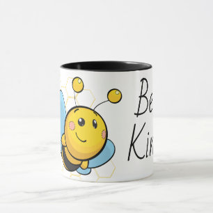Bee Kind Cute Pinback Button Mug