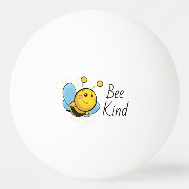Bee Kind Cute  Ping Pong Ball (Front)
