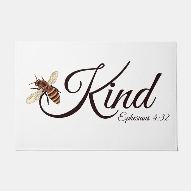 Bee kind   doormat (Front)