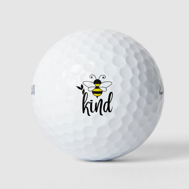 Bee kind golf balls (Front)