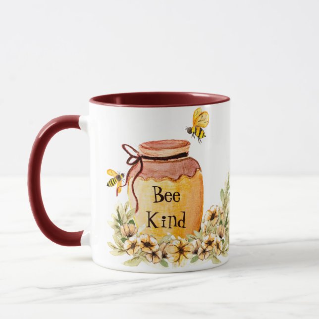Bee kind honey pot mug (Left)