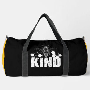 Bee Kind Honeycomb Graphic Duffle Bag