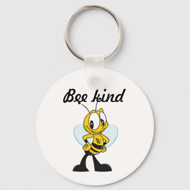 Bee kind keychain (Front)