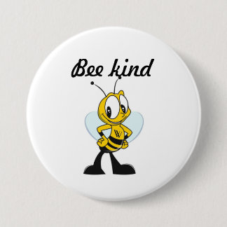 Bee kind keychain 7.5 cm round badge