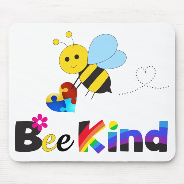 Bee Kind Mouse Mat (Front)