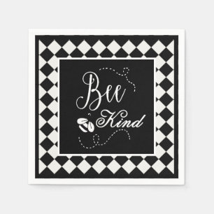 Bee kind napkins